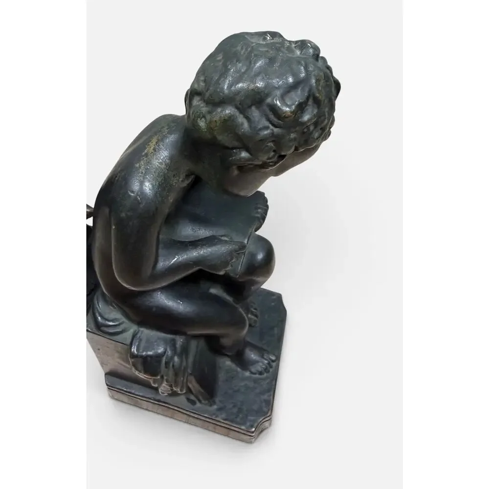 Antique 1920s Art Deco Pompeian Bronze Co. 